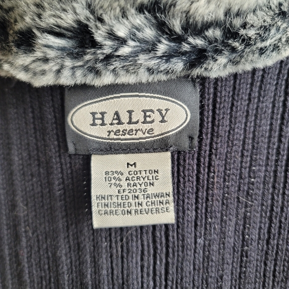 Haley Reserve Vest Faux Collar Full Zip Size M - Picture 11 of 15